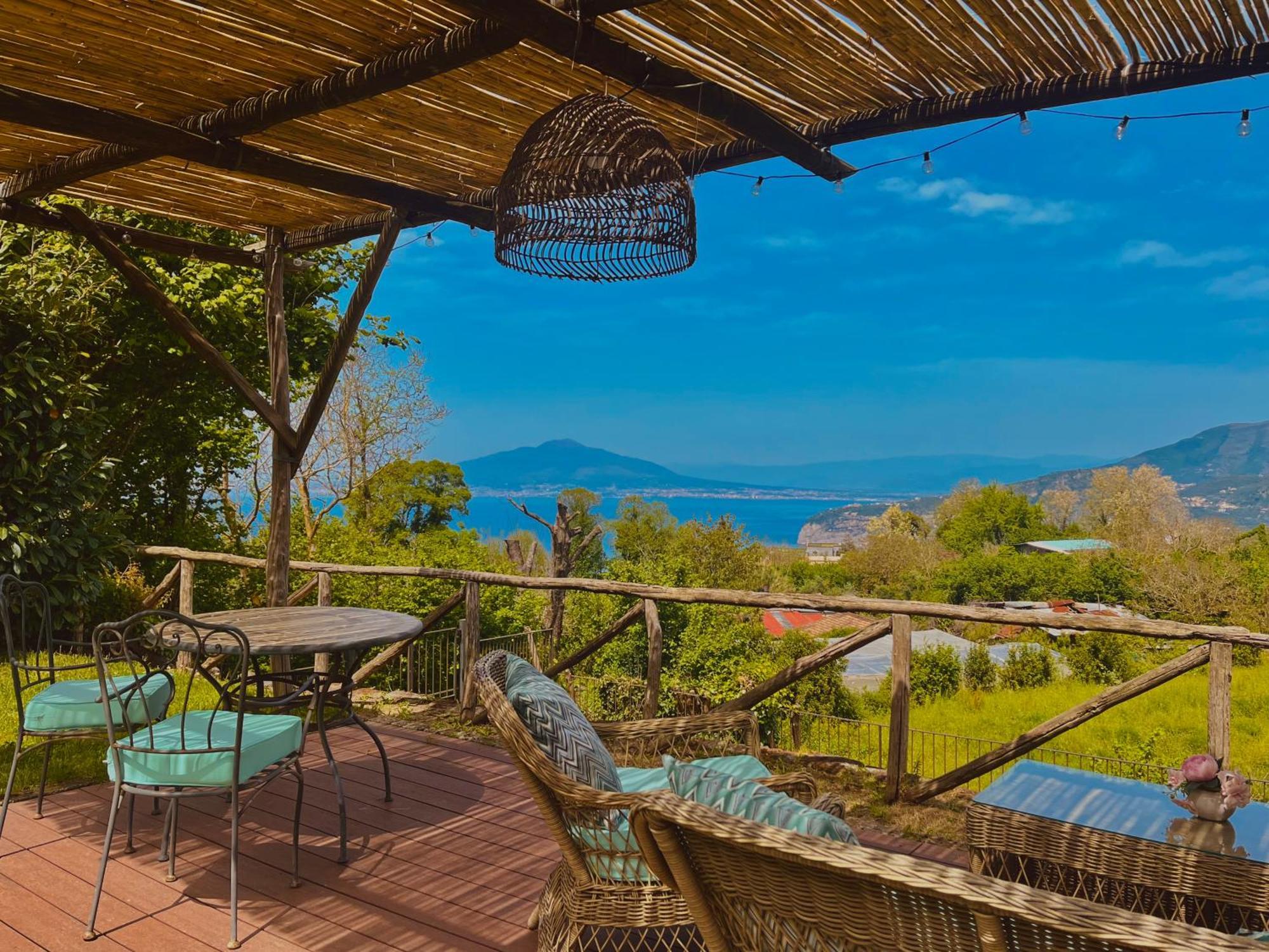 La Dimora 3: Comfort, Garden And Pool Massa Lubrense Exterior foto